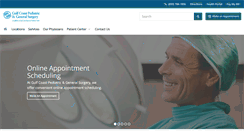 Desktop Screenshot of gcpediatricngensurgery.com